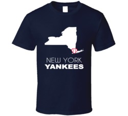 New York Y Baseball Team State Love Fan T Shirt