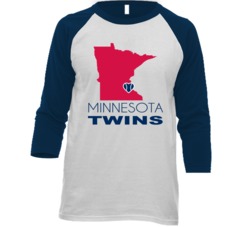 Minneapolis Minnesota Baseball Team State Love Fan Raglan T Shirt