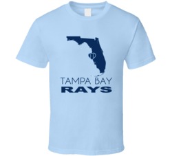 Tampa Bay Florida Baseball Team State Love Fan T Shirt