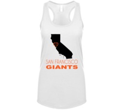 San Francisco California Baseball Team State Love Fan Womens Tanktop