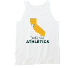 Oakland California Baseball Team State Love Fan Tanktop