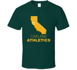 Oakland California Baseball Team State Love Fan T Shirt