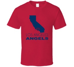 Los Angeles A California Baseball Team State Love Fan T Shirt
