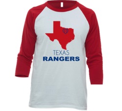 Arlington Texas Baseball Team State Love Fan Raglan T Shirt