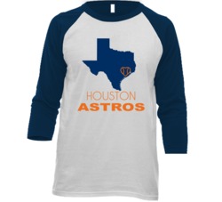 Houston Texas Baseball Team State Love Fan Raglan T Shirt