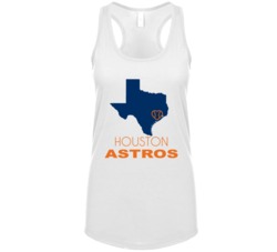 Houston Texas Baseball Team State Love Fan Womens Tanktop