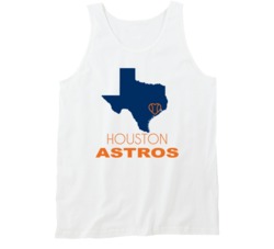 Houston Texas Baseball Team State Love Fan Tanktop