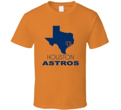 Houston Texas Baseball Team State Love Fan T Shirt