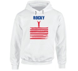 Rocky Sylvester Stalone Climbing Stairs Movie Fan Hoodie