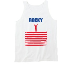 Rocky Sylvester Stalone Climbing Stairs Movie Fan Tanktop