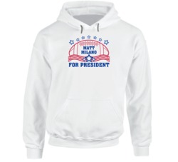 Matt Milano For President Defense Buffalo Football Fan Hoodie