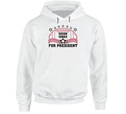 Deion Jones For President Defense Atlanta Football Fan Hoodie
