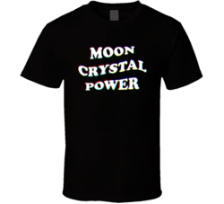 Moon Crystal Power Trippy Holistic T Shirt