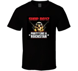 Party Like A Rockstar Shop Boyz One Hit Wonders Single Cover Distresse