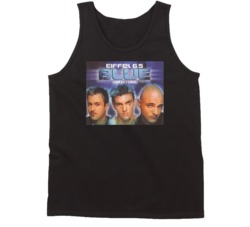 Blue Eiffel 65 One Hit Wonders Single Cover Distressed Look Fan Tankto Blue Eiffel 65 One Hit Wonders Single Cover Distressed Look Fan Tankto