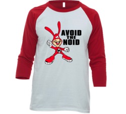 Avoid The Noid Dominos Most Memorable Ad Slogan Raglan T Shirt