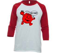 Kool Aid Oh Yeah Most Memorable Ad Slogan Raglan T Shirt