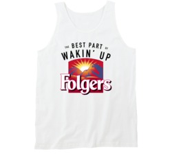 The Best Part Of Wakin' Up Folgers Most Memorable Ad Slogan Tanktop