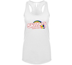 Skittles Taste The Rainbow Most Memorable Ad Slogan Womens Tanktop