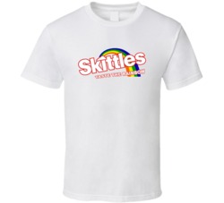 Skittles Taste The Rainbow Most Memorable Ad Slogan T Shirt