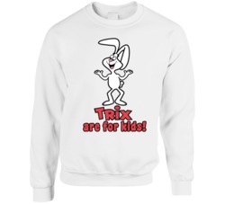 Trix Are For Kids Trix Cereal Most Memorable Ad Slogan Crewneck Sweats