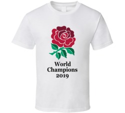 England National Rugby Team 2019 World Champions Fan T Shirt