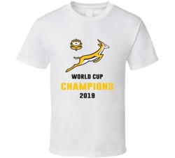 South Africa National Rugby Team 2019 World Champions Fan T Shirt