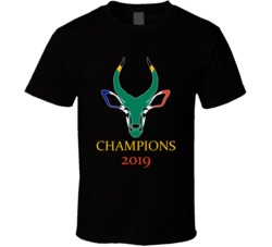 South Africa Rugby Team 2019 World Champions Fan T Shirt