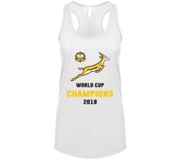 South Africa National Rugby Team 2019 World Champions Fan Womens Tankt