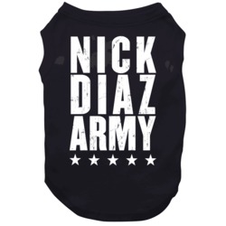 Nick Diaz Army Mma Fighter Fan Long  Puppy Dog