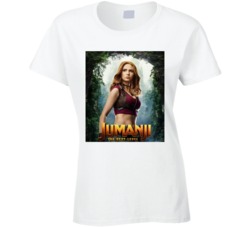 Jumanji The Next Level Karen Gillan Movie Poster Fan Ladies T Shirt