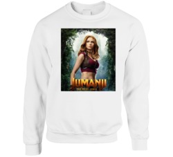 Jumanji The Next Level Karen Gillan Movie Poster Fan Crewneck Sweatshi