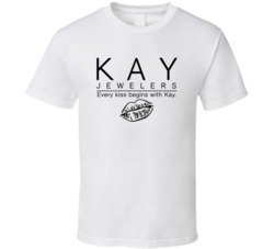 Every Kiss Begins With Kay Jewelers Most Memorable Ad Slogan T Shirt