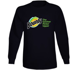 The Quicker Picker Upper Bounty Most Memorable Ad Slogan Long Sleeve