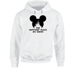 The Happiest Place On Earth Disneyland Most Memorable Ad Slogan Hoodie