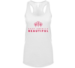 Keep America Beautiful Most Memorable Ad Slogan Womens Tanktop
