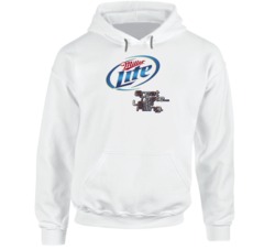 Great Taste Less Filling Miller Lite Most Memorable Ad Slogan Hoodie