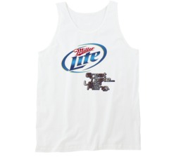 Great Taste Less Filling Miller Lite Most Memorable Ad Slogan Tanktop