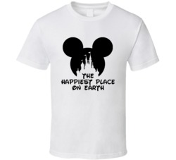The Happiest Place On Earth Disneyland Most Memorable Ad Slogan T Shir The Happiest Place On Earth Disneyland Most Memorable Ad Slogan T Shir