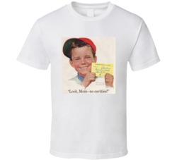 Look Mom No Cavities Crest Most Memorable Vintage Ad Slogan T Shirt Look Mom No Cavities Crest Most Memorable Vintage Ad Slogan T Shirt