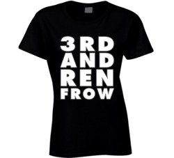 3rd And Renfrow Oakland Football Fan Ladies T Shirt 3rd And Renfrow Oakland Football Fan Ladies T Shirt
