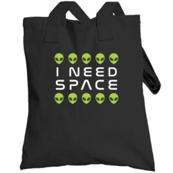 I Need Space Cute Alien Heads Trending Geek Space Fan Totebag I Need Space Cute Alien Heads Trending Geek Space Fan Totebag