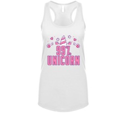 99 Percent Unicorn Cute Mystical Creature Fan Gift Racerback Tanktop 99 Percent Unicorn Cute Mystical Creature Fan Gift Racerback Tanktop