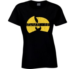 Maui Hawaii Wutang Logo Parody Mashup Fan Ladies T Shirt Maui Hawaii Wutang Logo Parody Mashup Fan Ladies T Shirt