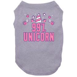 99 Percent Unicorn Cute Mystical Creature Fan Gift Funny Dog 99 Percent Unicorn Cute Mystical Creature Fan Gift Funny Dog