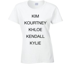 Kim Kourtney Khloe Kendall Kylie Kardashian Jenner Sisters Ladies T Sh Kim Kourtney Khloe Kendall Kylie Kardashian Jenner Sisters Ladies T Sh