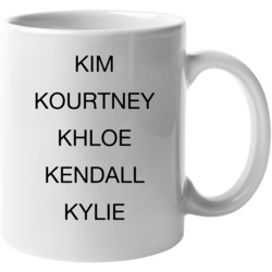 Kim Kourtney Khloe Kendall Kylie Kardashian Jenner Sisters Mug Kim Kourtney Khloe Kendall Kylie Kardashian Jenner Sisters Mug