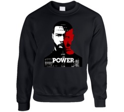 Power Who Shot Ghost Who Shot Jr Parody Tv Show Fan Crewneck Sweatshir
