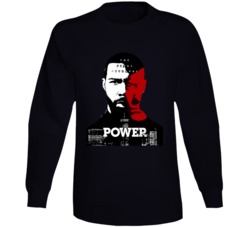 Power Who Shot Ghost Who Shot Jr Parody Tv Show Fan Long Sleeve