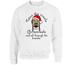 Twas The Nizzle Before Chrismizzle Funny Snoop Santa Christmas Crewne Twas The Nizzle Before Chrismizzle Funny Snoop Santa Christmas Crewne